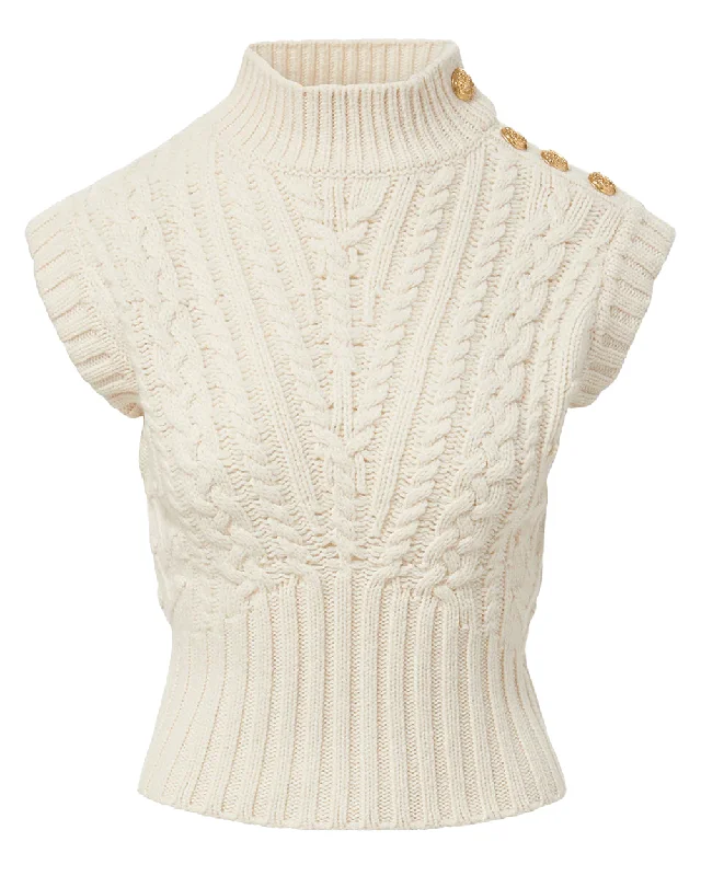 Ivory Holton Knit Vest