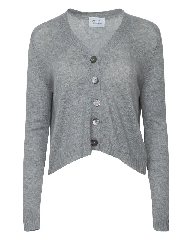 Light Grey Classic Cardigan