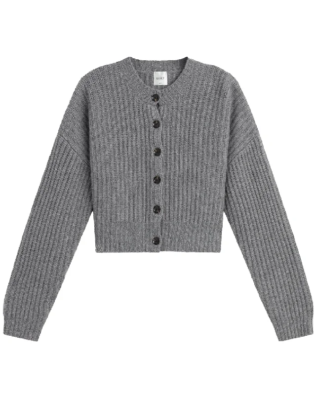 Grey Melange Emma Cardigan