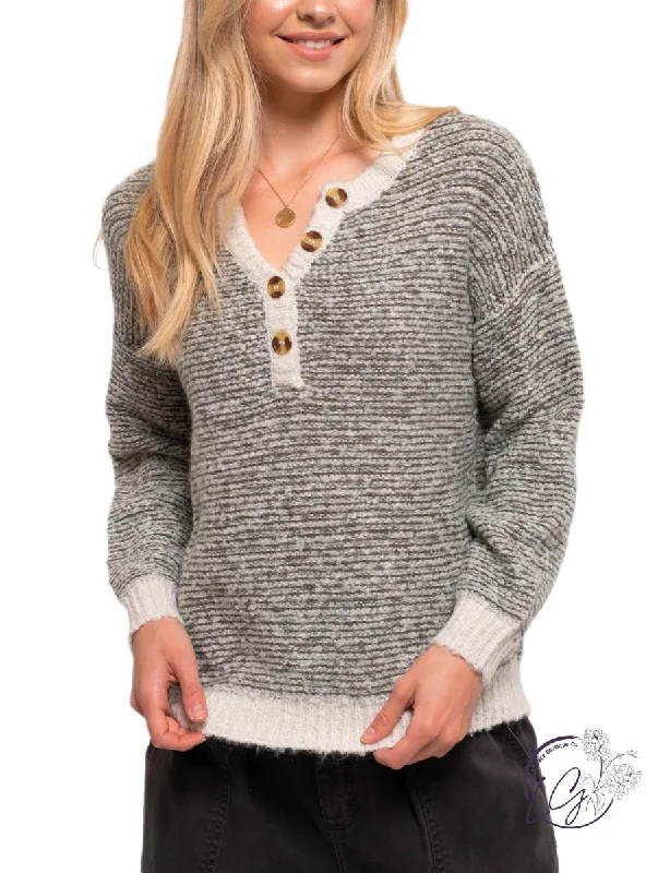 How I Feel Marled Knit Pullover