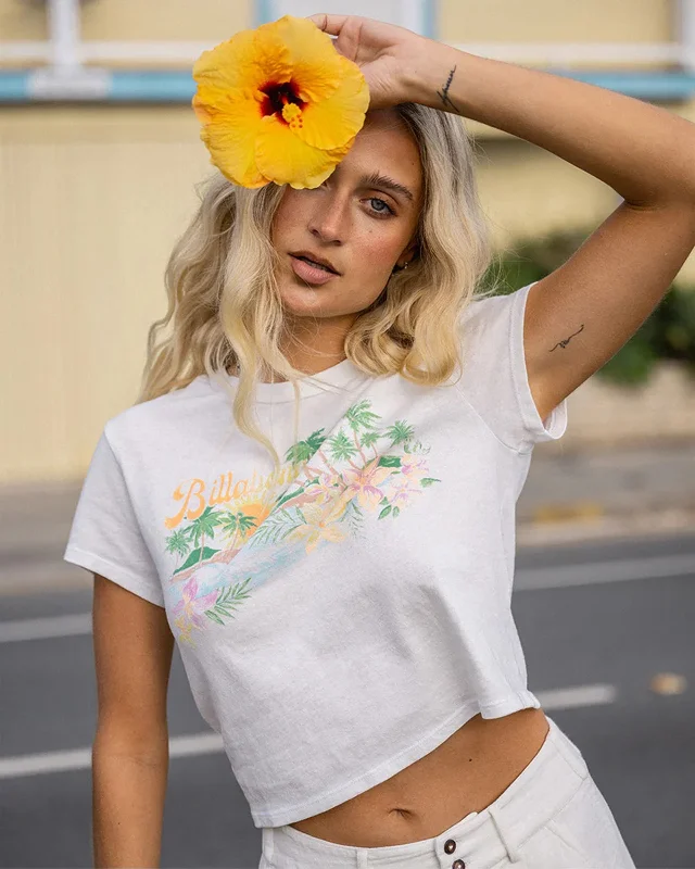 By The Sea Cropped S/S T-Shirt