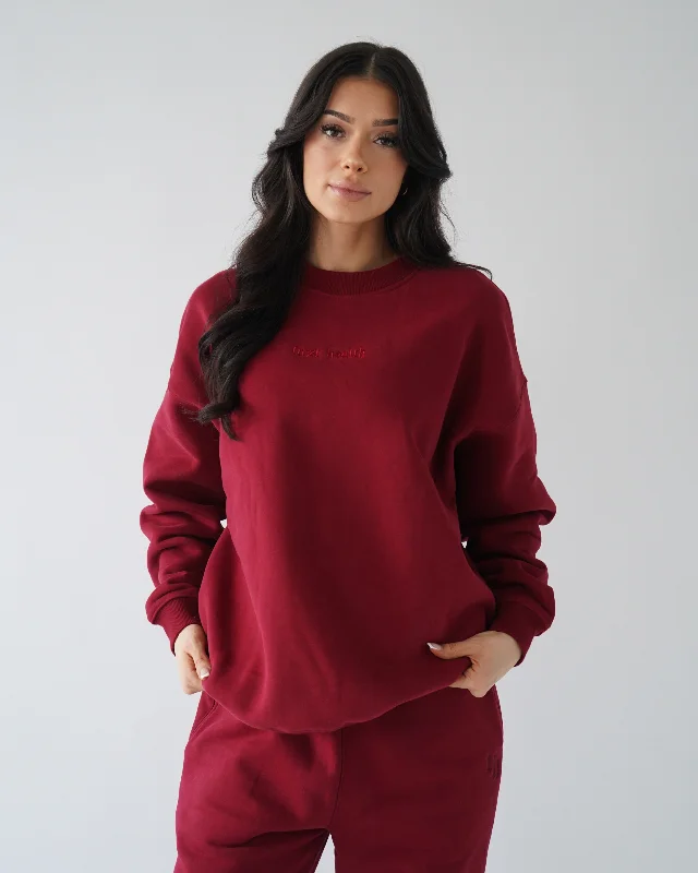 Legacy Crewneck - Cardinal