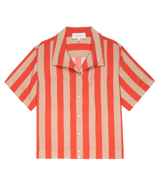 The Bowling Shirt. -- Sunset Stripe