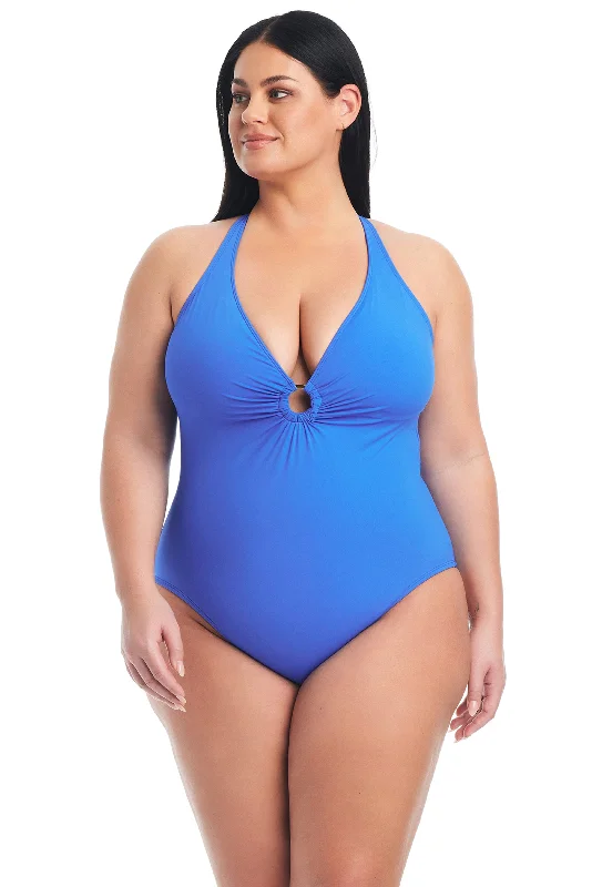 Ring Me Up Plunge  Plus Size Women's One-Piece Swimsuit