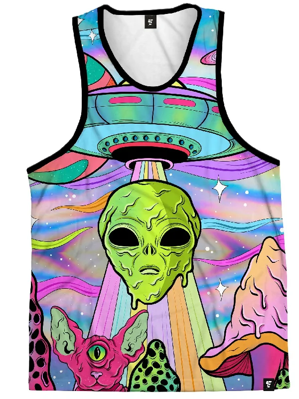 Neon Alien Invasion (Shimmer) Unisex Tank Top