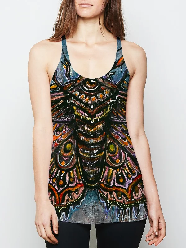 Third Eye Moth Racerback Tank