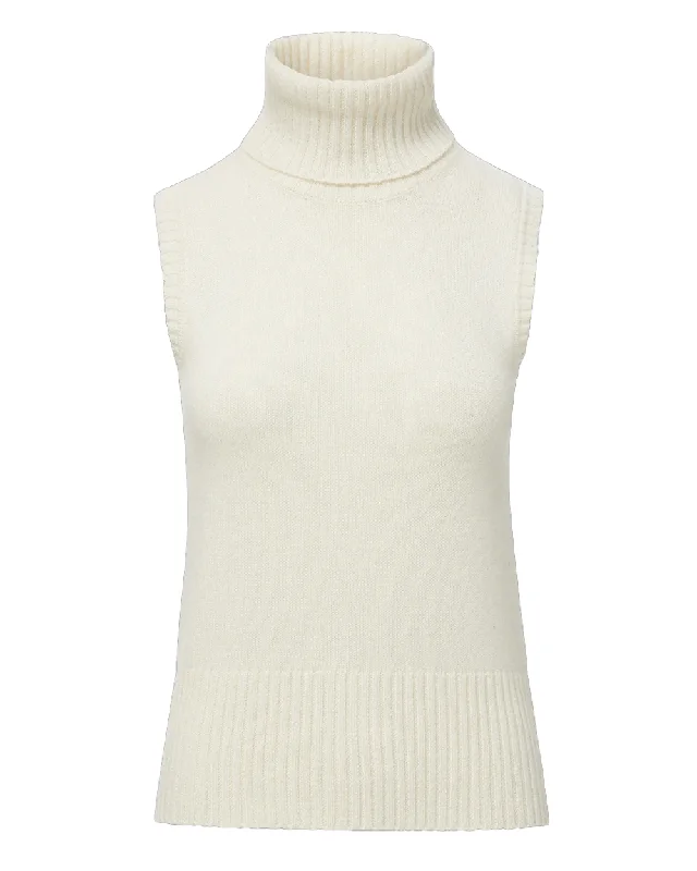 Ivory Mazzy Cashmere Shell